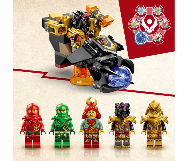 LEGO Ninjago 71793 Lawowy smok zmieniający się w falę ognia - 1144474 - zdjęcie 5